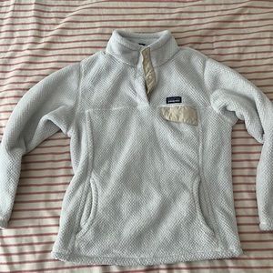 Fleece Patagonia, off white with bridge detail